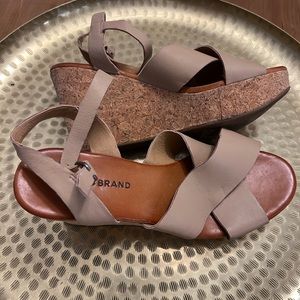 Lucky Brand Cork Wedges
